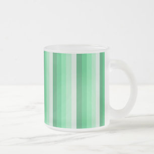 Tasse Givré Bandes d'ombre vertes