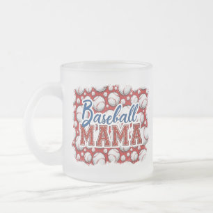 Tasse Givré Baseball Mama Baseball Thème Frosted Musique