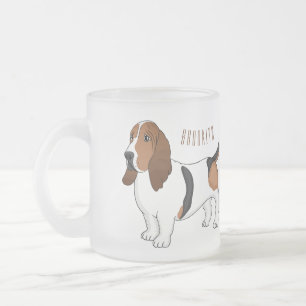 Tasse Givré Basset hound dessin de chien