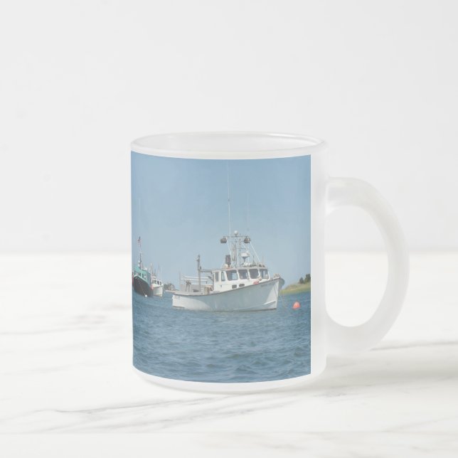 Tasse Givré Bateaux du port de Chatham (Droit)
