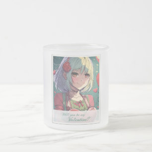 Tasse Givré Be My Valentine in Manga Style 33420