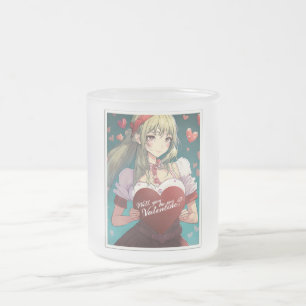 Tasse Givré Be My Valentine in Manga Style 33893