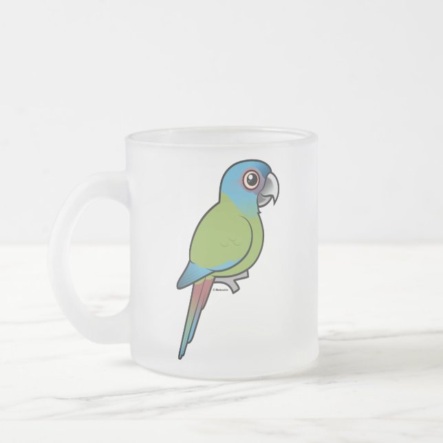 Tasse Givré Birdorable Bleu-a dirigé l'ara (Gauche)