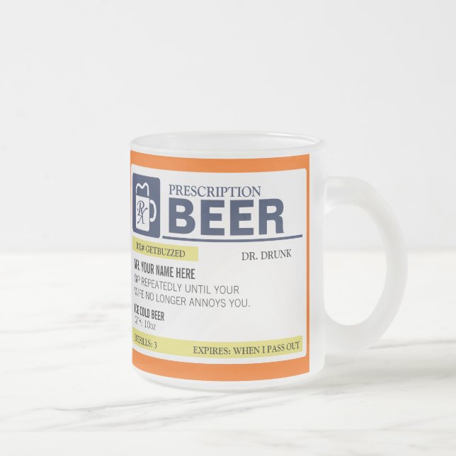 Tasse Givré Bizarre de bière (Droit)