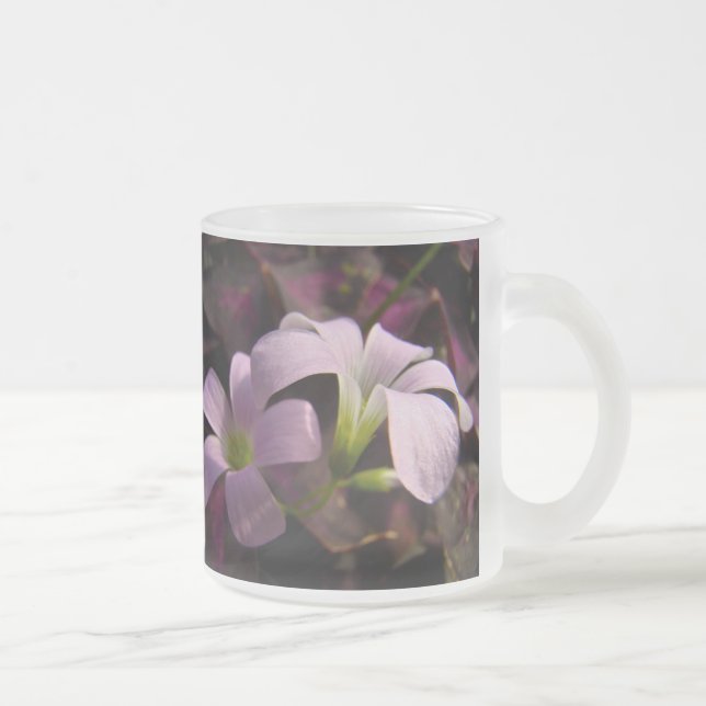 Tasse Givré Blossoms Oxalis violets (Droit)