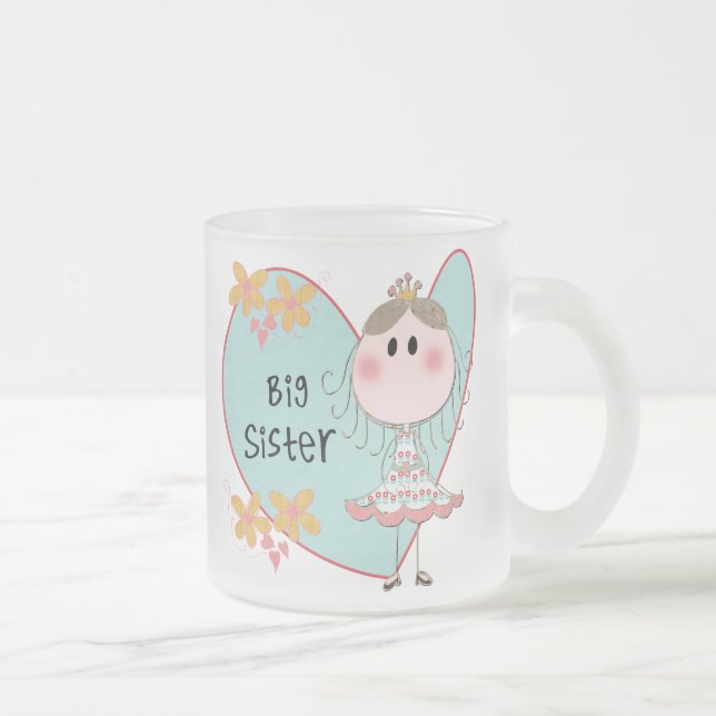 Tasse Givré Blue Heart Princess Big Sister (Droit)