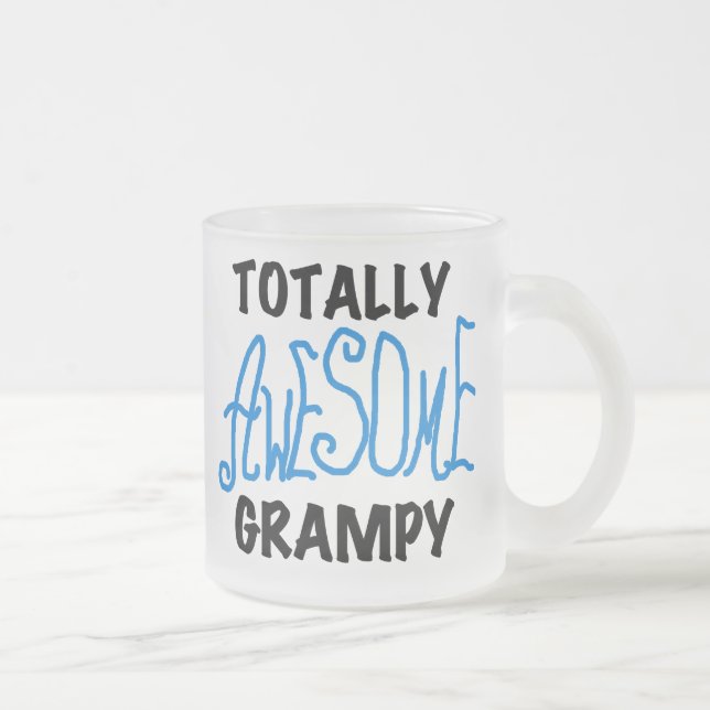 Tasse Givré Blue Totalement génial Tshirts et cadeaux Grampy (Droit)