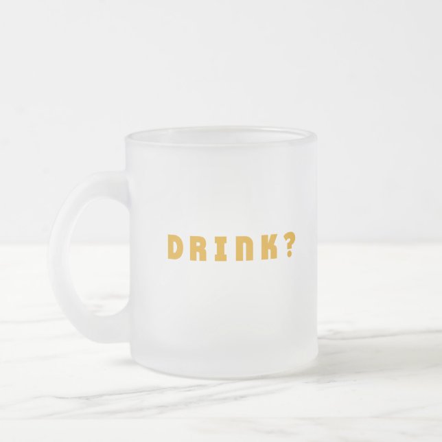 Tasse Givré Boire de l'alcool (Gauche)