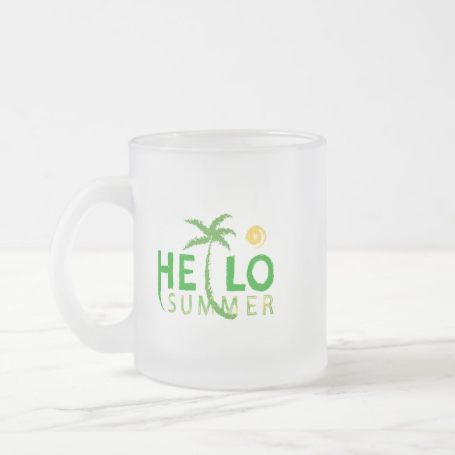 Tasse Givré Bonjour été (Gauche)