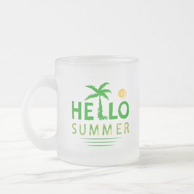 Tasse Givré Bonjour été (Gauche)