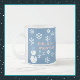 Tasse Givré Bonjour, Winter Wonderland