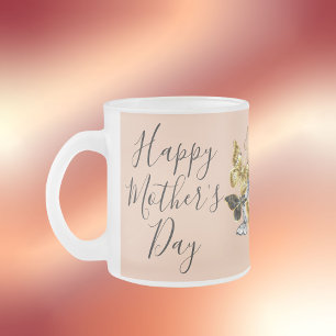 Tasse Givré Bonne Fête des Mères Papillons du Coeur