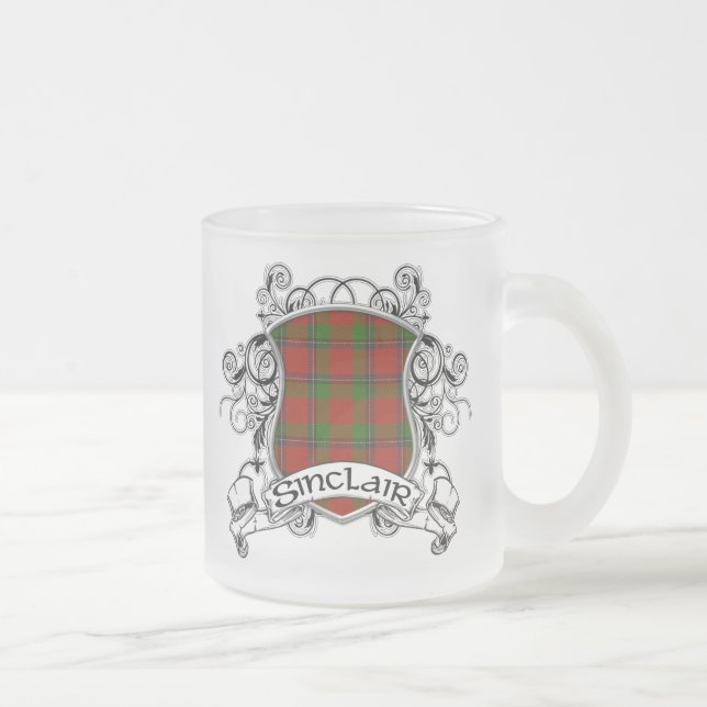 Tasse Givré Bouclier tartan Sinclair (Droit)