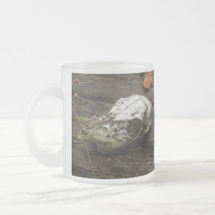 Tasse Givré Boue crânienne de cerf blanc