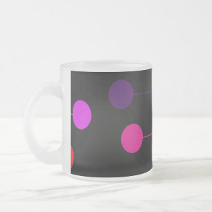 Tasse Givré Boule et ligne en noir