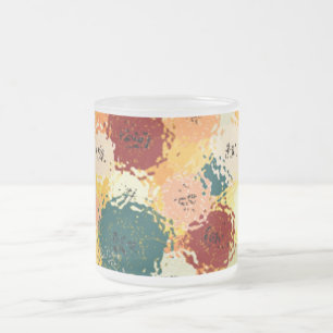 Tasse Givré Boutons sous la mousse de verre