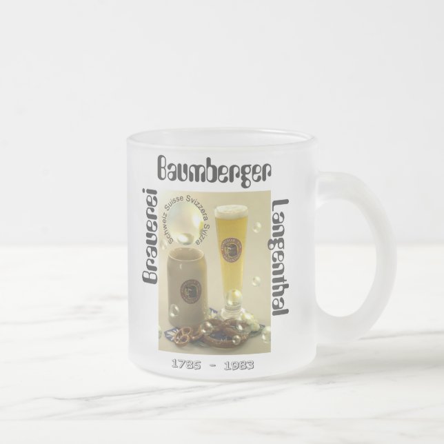 Tasse Givré Brasserie de Baumberger Langenthal (Droit)