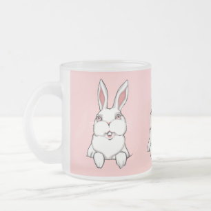 Tasse Givré Bunny Rabbit Coupe de café de lapin rose Coupe de 