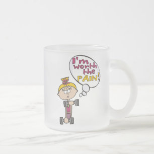 Tasse Givré Ça vaut la peine d'être en forme