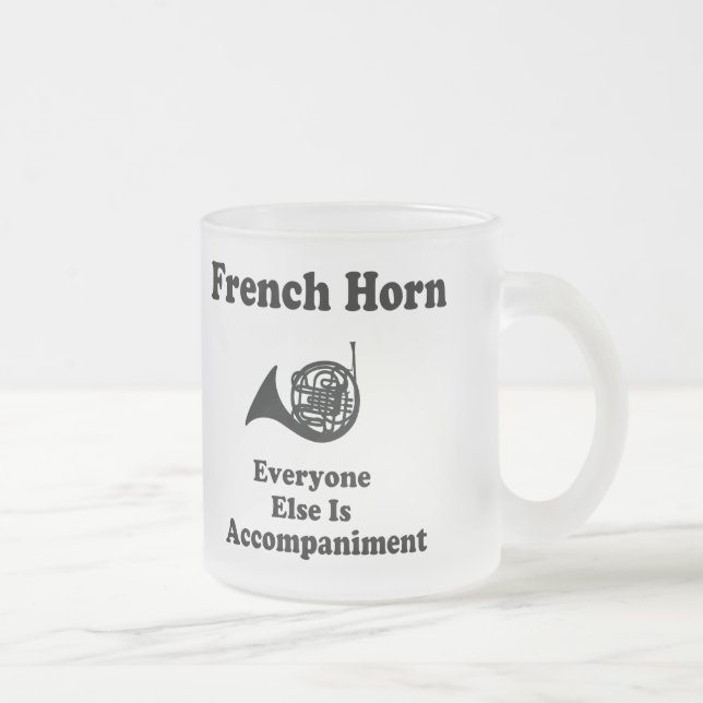 Tasse Givré Cadeau de cor de harmonie (Droit)