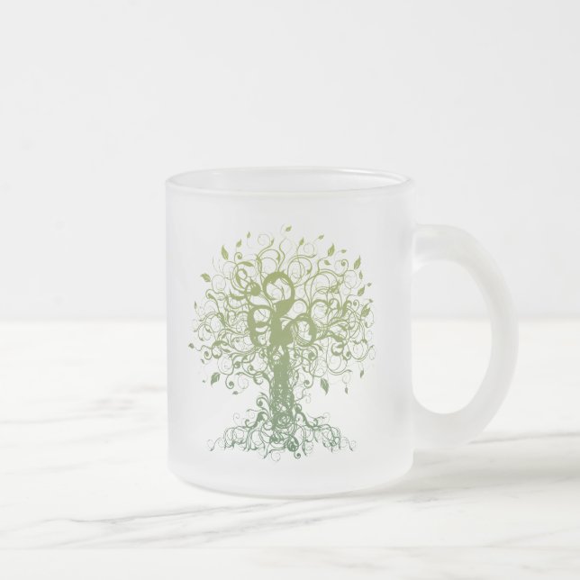 Tasse Givré Cadeau de yoga d'esprit (Droit)