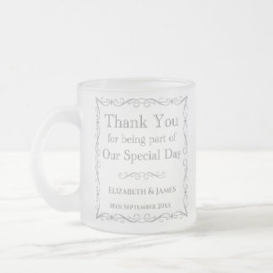 Tasse Givré Cadeau pour les invités de mariage