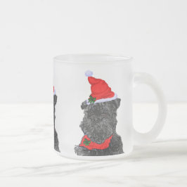 Tasse Givré Cadeaux de Noël Affenpinscher