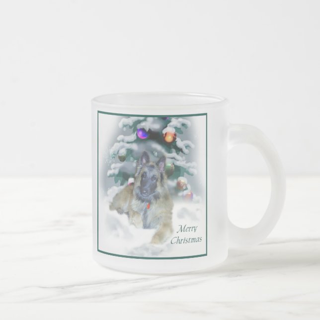 Tasse Givré Cadeaux de Noël Tervuren belge (Droit)