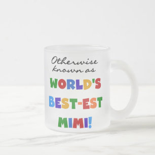 Tasse Givré Cadeaux lumineux de T-shirts des couleurs Mimi du