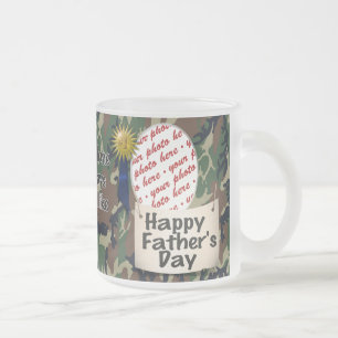 Tasse Givré Cadre photo de Fête des pères heureuse