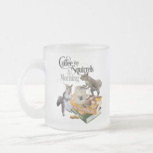 Tasse Givré Café et écureuils - Amoureux des écureuils