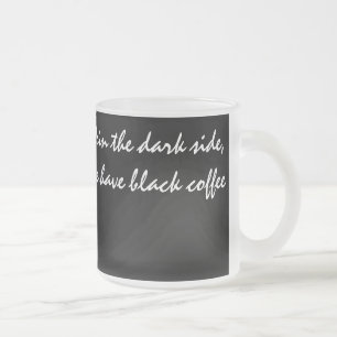 Tasse Givré Café noir et blanc