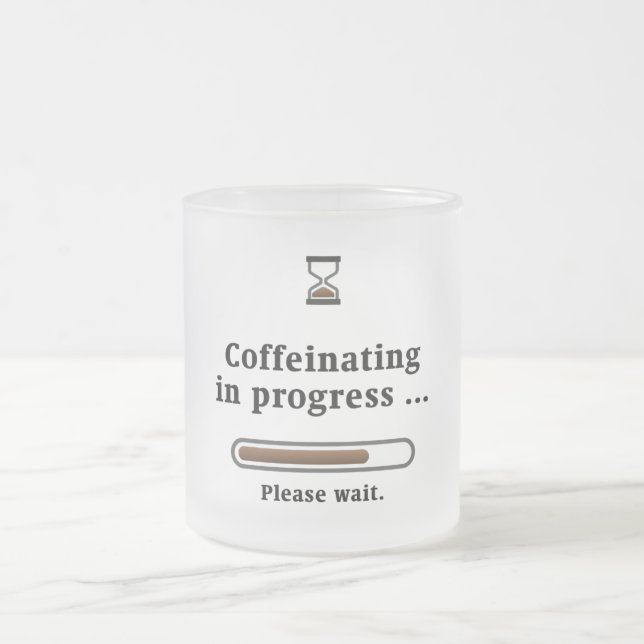 Tasse Givré Caféinisation en cours ... (Centre)