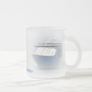 Tasse Givré Camée de bateau de croisière personnalisée