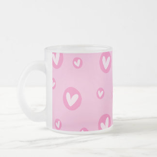 Tasse Givré Caneca de Porcelana com Corações