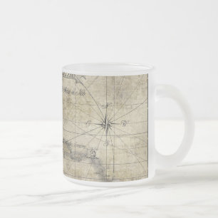 Tasse Givré Caraïbes - ancienne carte
