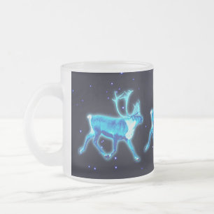 Tasse Givré Caribou bleu (rennes)