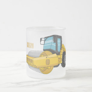 Tasse Givré Caricature à rouleaux de route