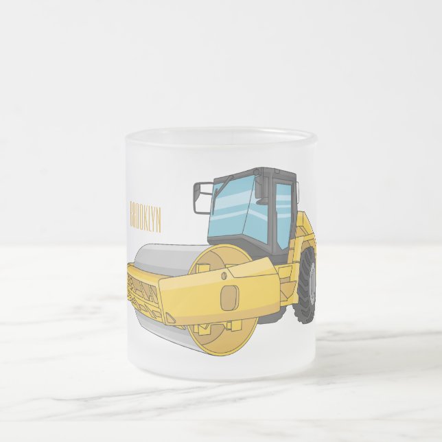 Tasse Givré Caricature à rouleaux de route (Centre)