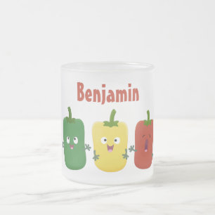 Tasse Givré Caricature de chant trio capsicum poivre clair