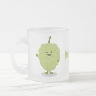 Tasse Givré Caricature de chérimoya à la crème anglaise