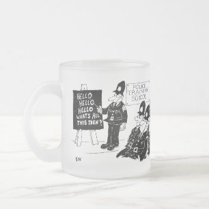 Tasse Givré Caricature de l'école de police