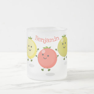 Tasse Givré Caricature de tomates cerises mûres
