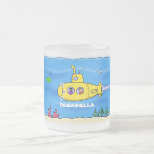 Tasse Givré Caricature sous-marine joyeuse