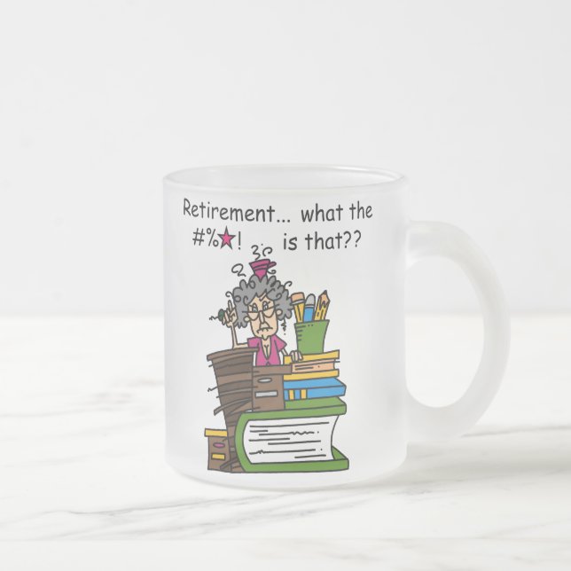 Tasse Givré Ce qui est humour de retraite (Droit)