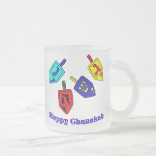 Tasse Givré Chanukah Dreidels