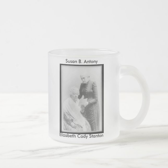 Tasse Givré Chariot Stanton et Susan B. Anthony d'Elizabeth (Droit)