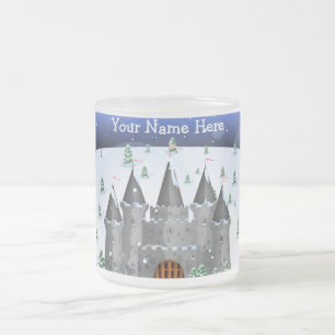 Tasse Givré château de conte de fées Hiver