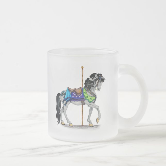 Tasse Givré Cheval de carrousel (Droit)