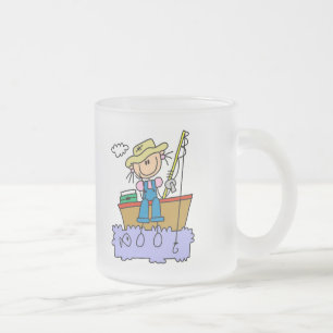 Tasse Givré Chiffre T-shirts et cadeaux de bâton de pêche de